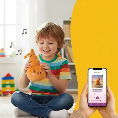 Mit der Lenabo App wird die Audiokategorie passend zum Alter des Kindes eingestellt – angefangen beim Weißen Rauschen und Einschlafmelodien für Babys, mit fortschreitendem Alter sind Gute-Nacht-Geschichten ab 2 Jahren passen, Hörspiele ab 3 Jahren und frühkindliche Lerninhalte ab 4 Jahren. So lassen sich Audioinhalte von Geburt bis ins Schulalter mit der Lenabo App auswählen und steuern.